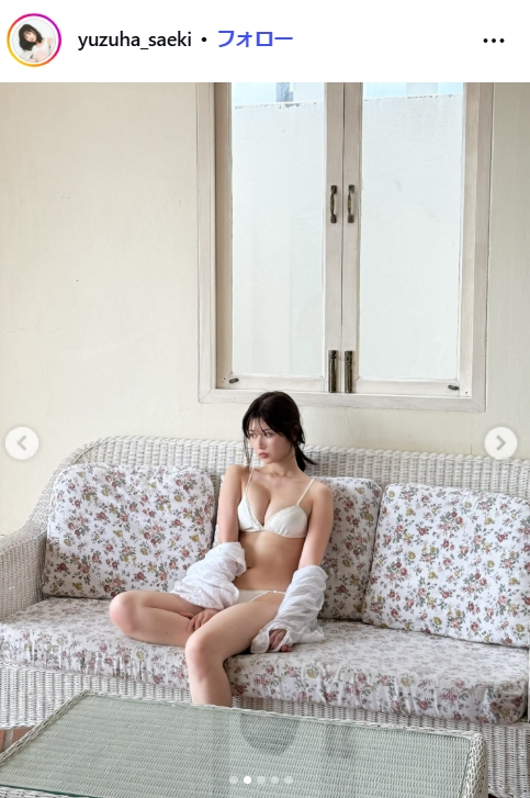 冴木柚葉のインスタグラムから