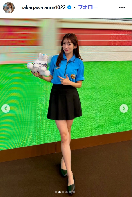 中川安奈のインスタグラムから