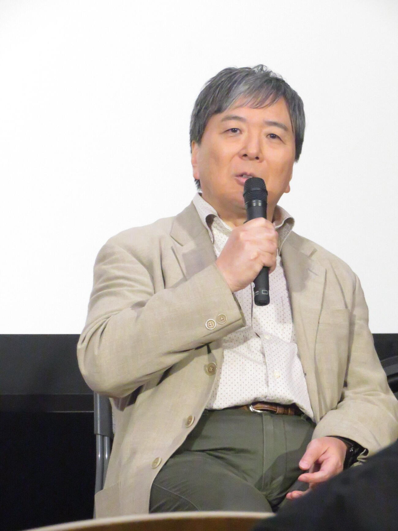 「恐怖コレクター」の取材会に出席した原作の鶴田法男氏