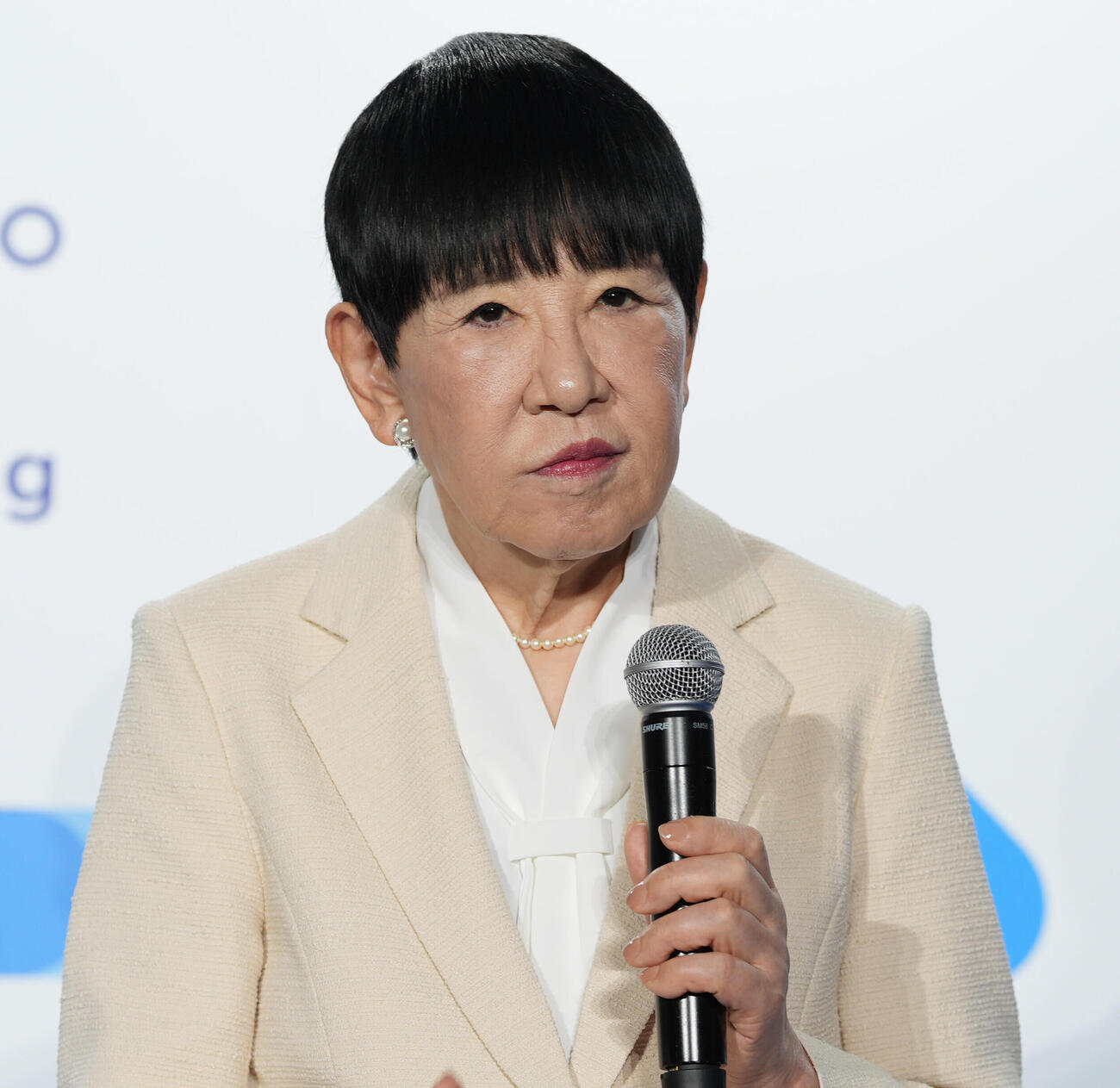 「歩く人生に、つづきを。展」メディア発表会に登壇する和田アキ子　顔写真（撮影・小島史椰）