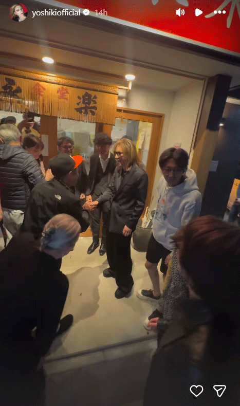 YOSHIKIのインスタグラムから