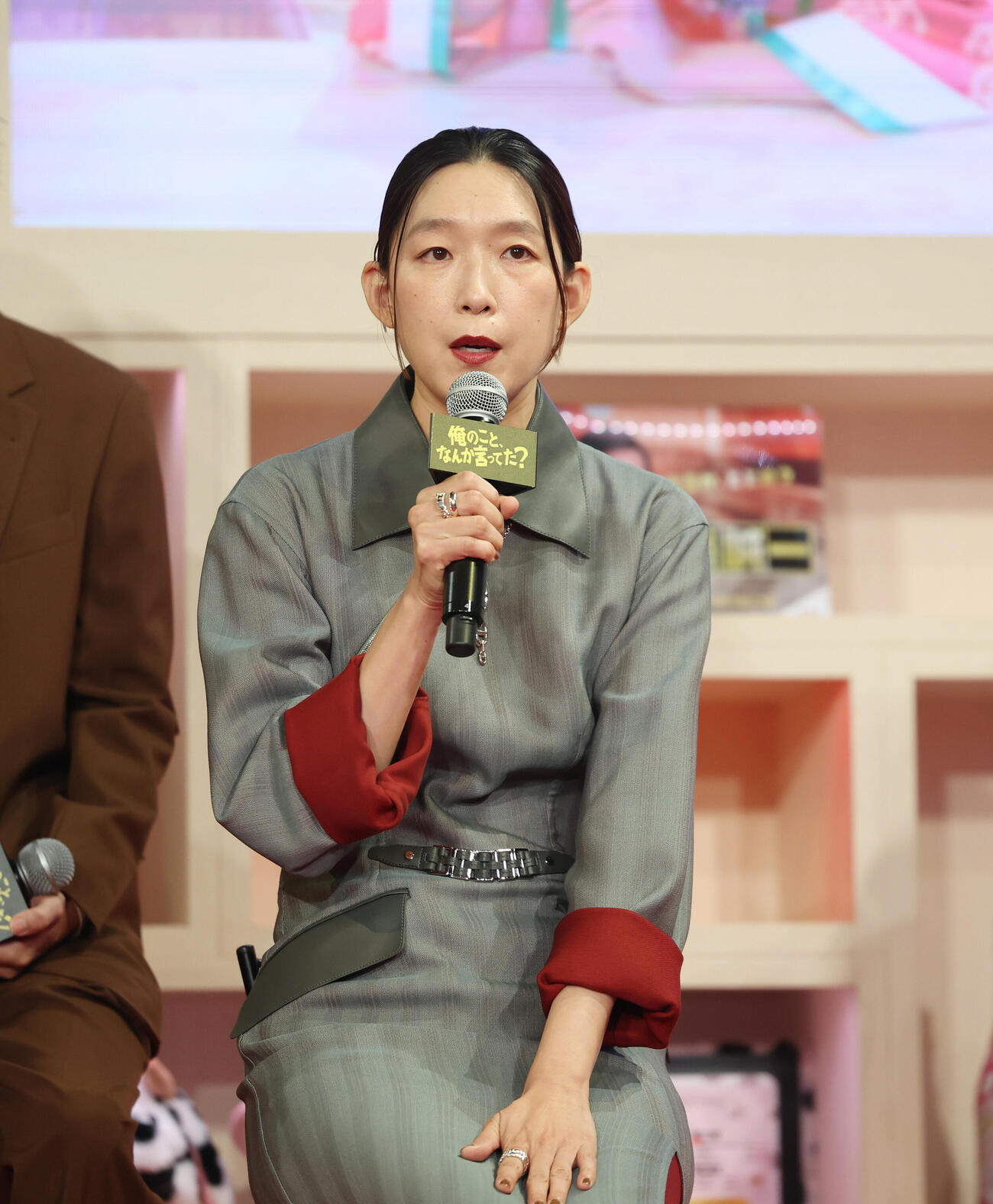 完成報告会イベントに登壇し話をする江口のりこ（撮影・増田悦実）