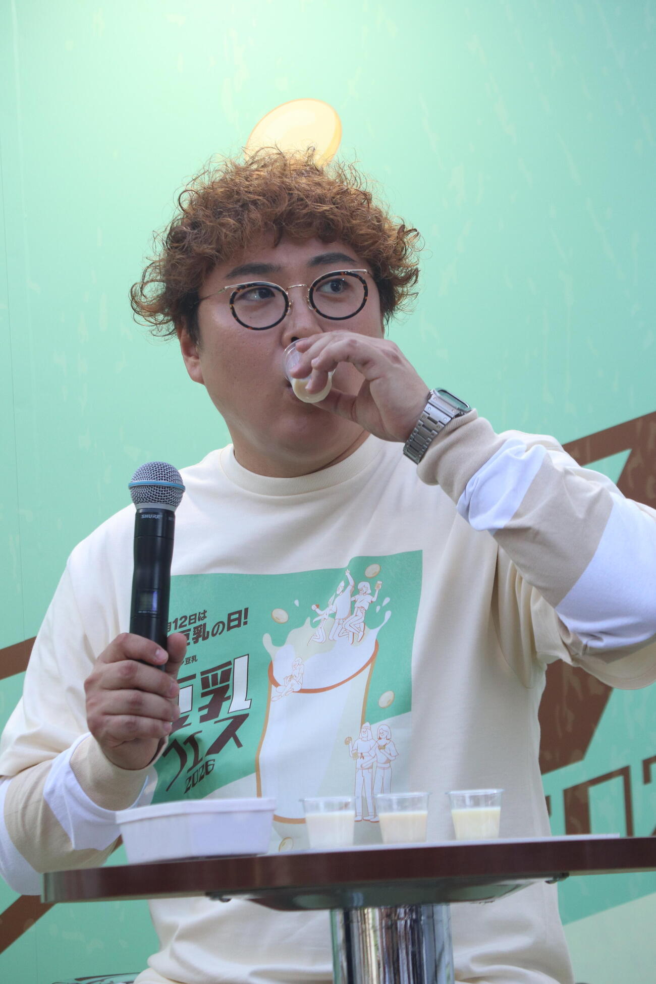 「キッコーマン豆乳　Presents　豆乳フェス2026」オープニングセレモニー＆先行体験会に出席したマユリカ中谷

