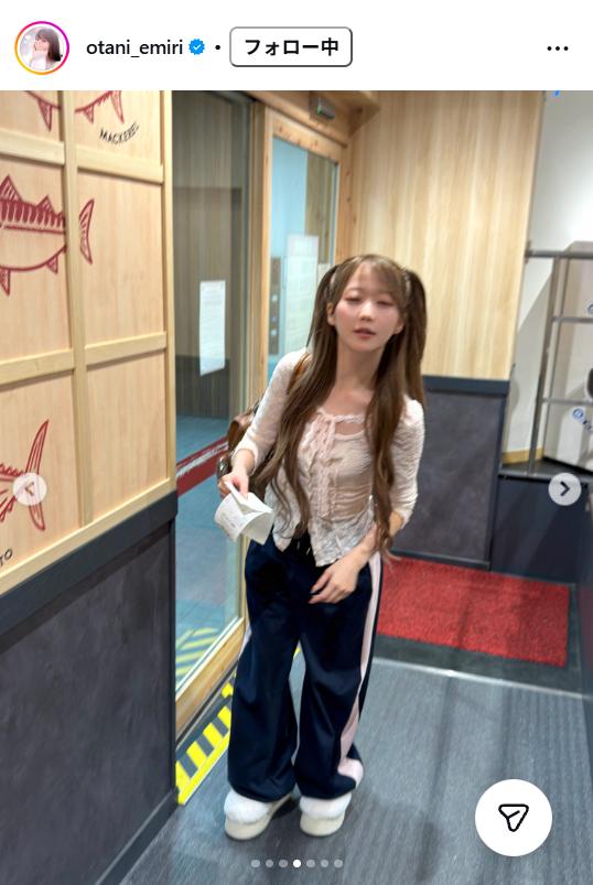 大谷映美里のインスタグラムから