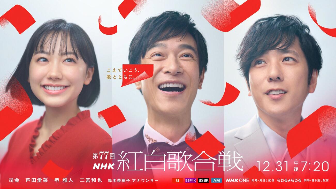第77回NHK紅白歌合戦のキービジュアル