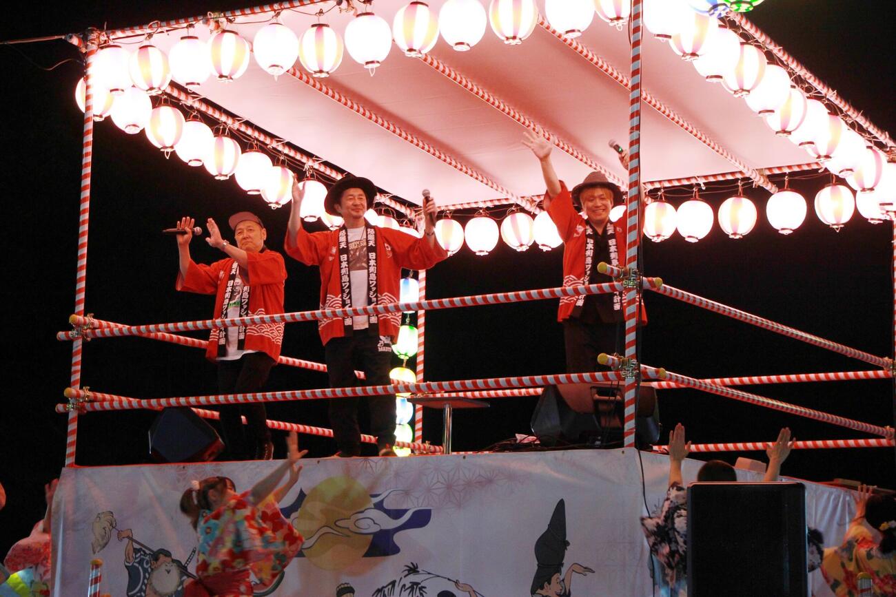 「下町盆踊りフェス」に初出演した怒髪天