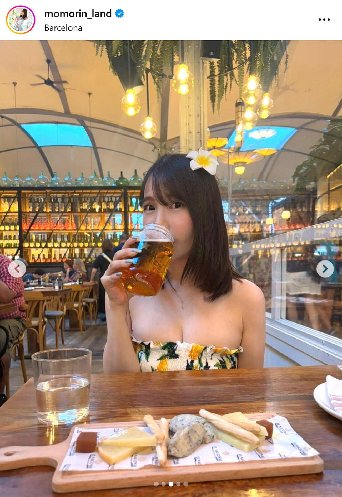 桃白美沙のインスタグラムから