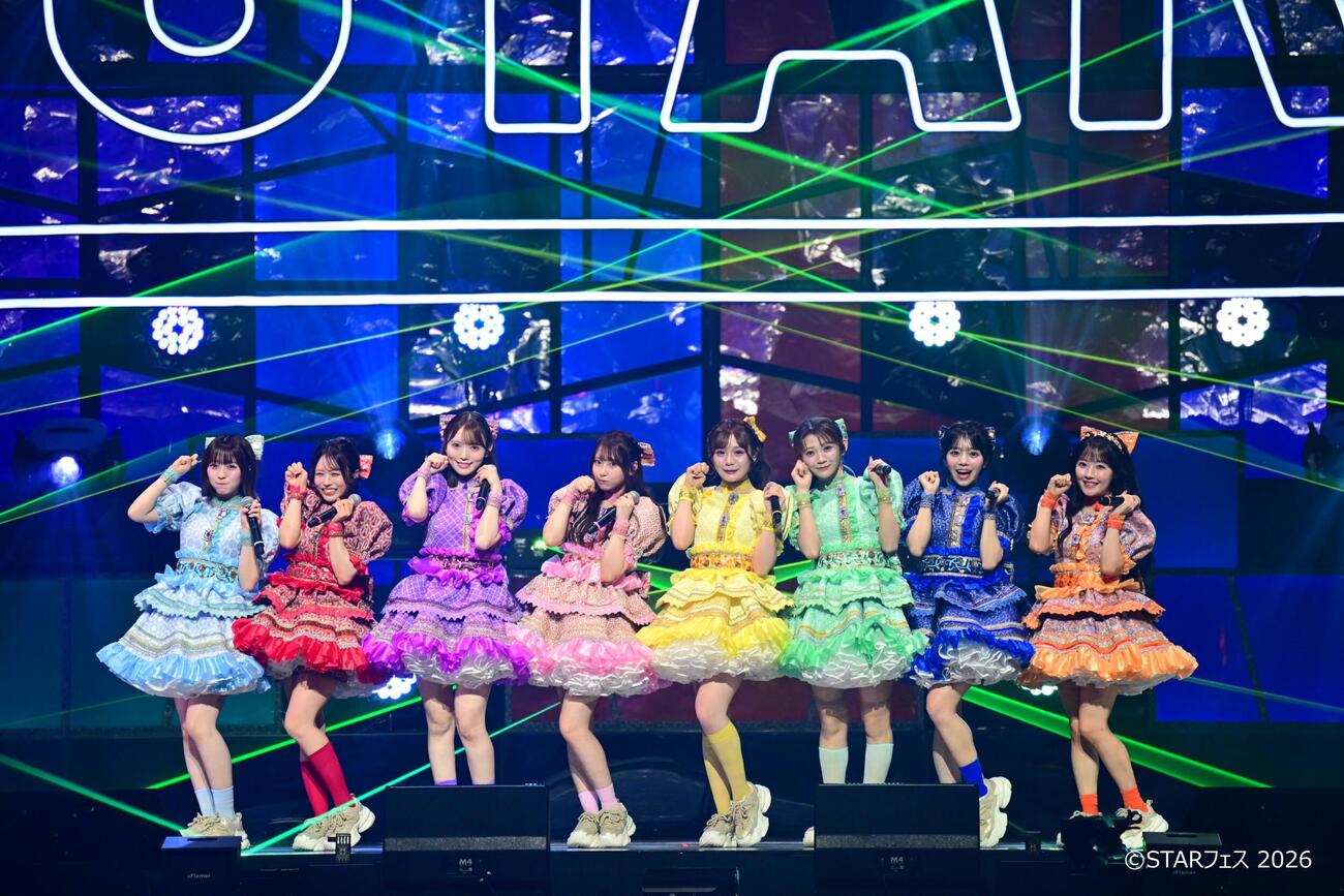 「STARフェス」に出演したCUTIE STREET　