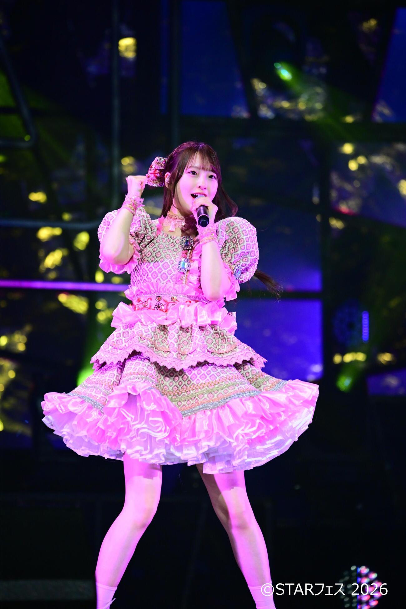 「STARフェス」に出演したCUTIE STREETの桜庭遥花　