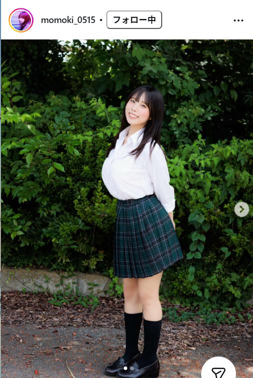 桃木兎羽のインスタグラムから