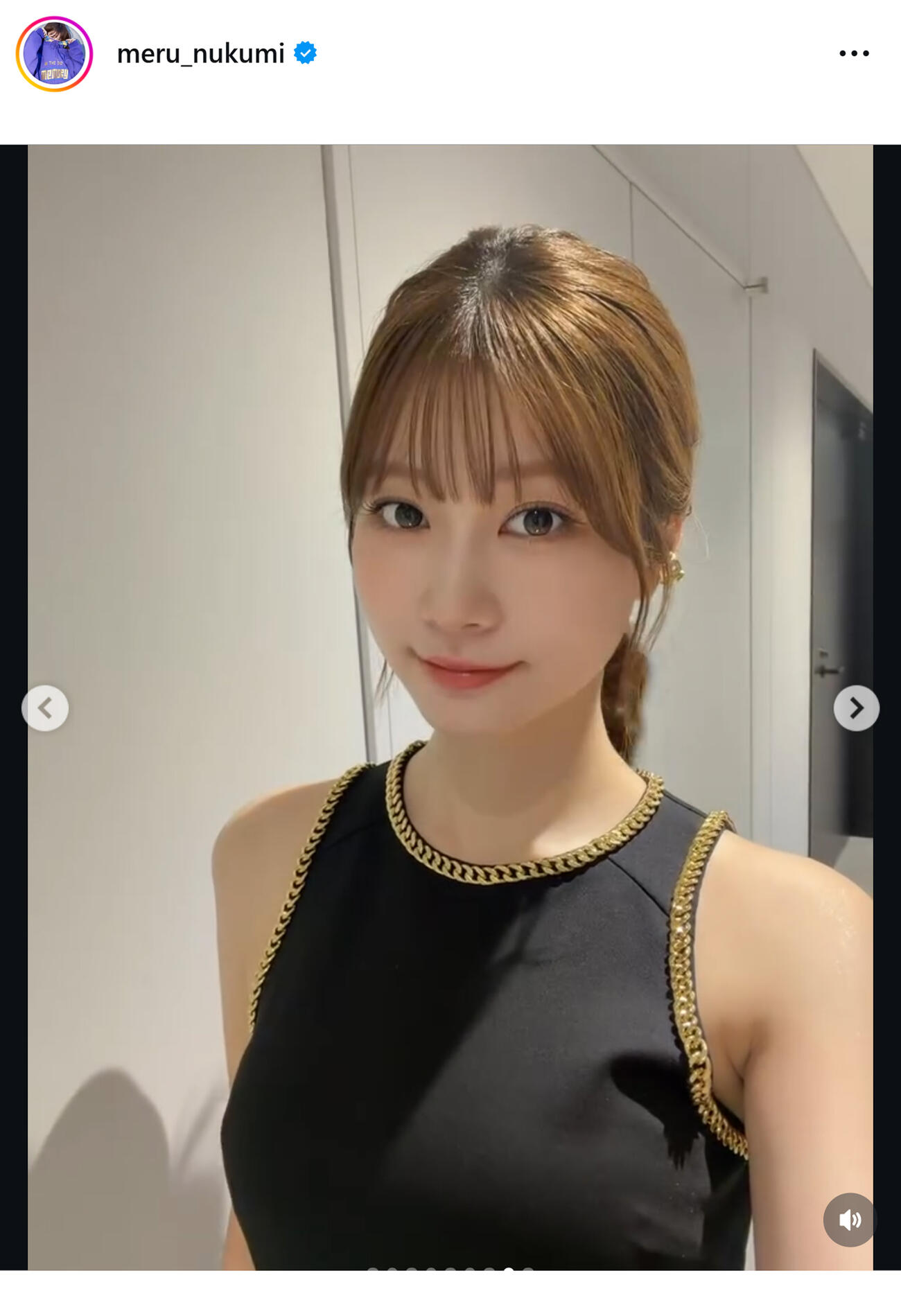 生見愛瑠のインスタグラムから