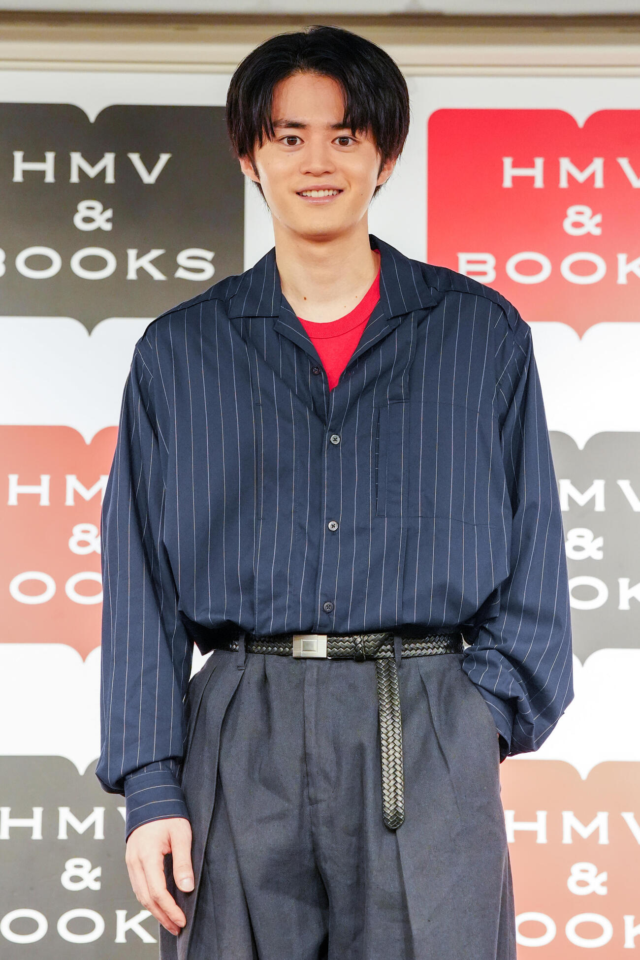 2027年カレンダー発売イベントを行った鈴鹿央士（撮影・江口和貴）