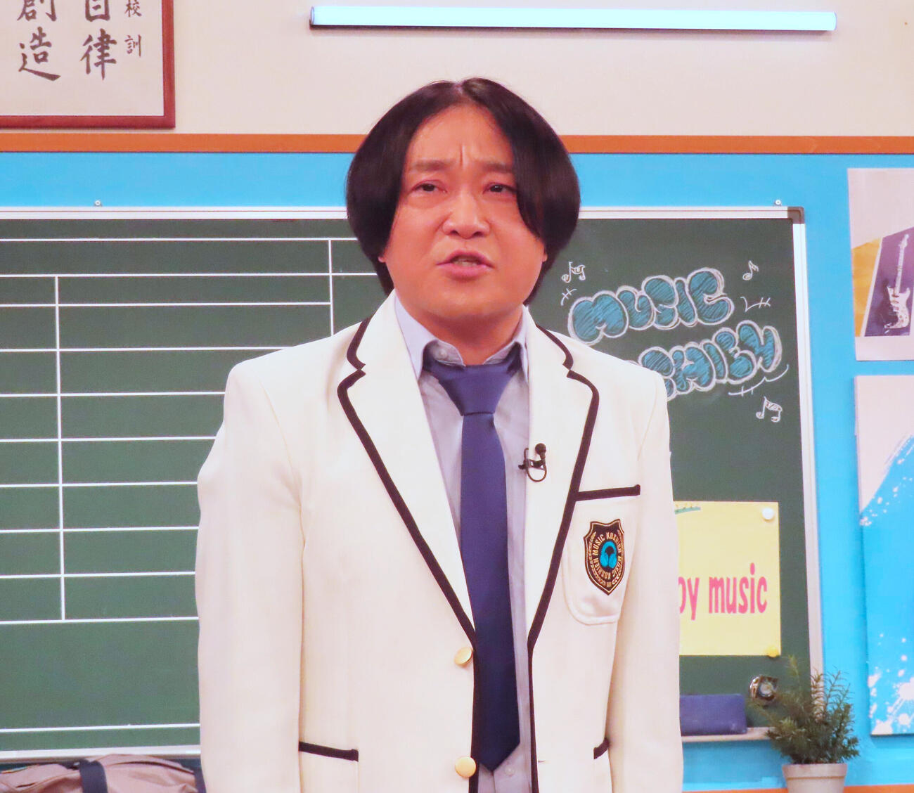 テレビ朝日系新番組「ミュージック甲子園」（15日開始、木曜深夜24時15分）の囲み取材に出席した永野
