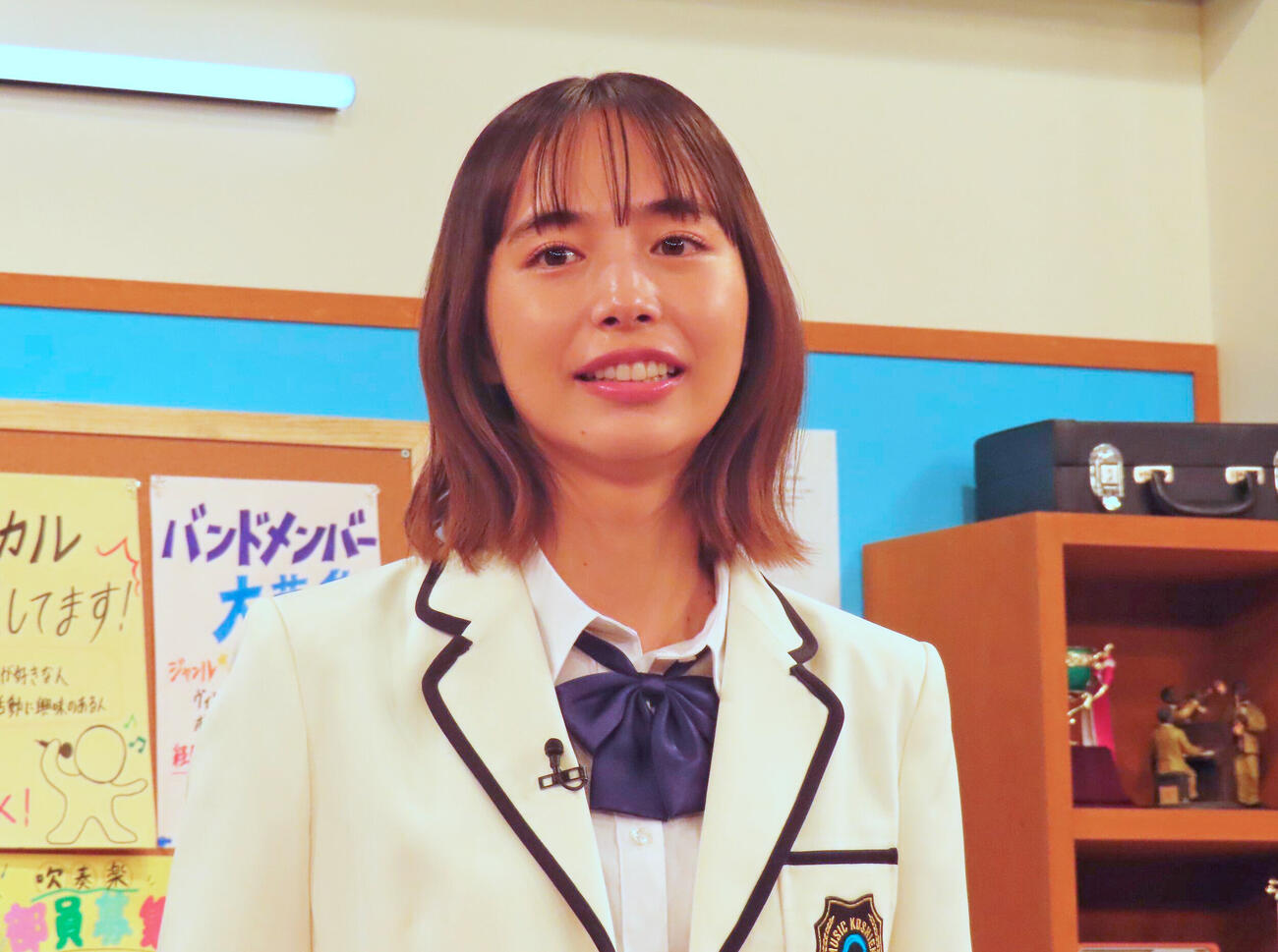 テレビ朝日系新番組「ミュージック甲子園」の囲み取材に出席した井桁弘恵
