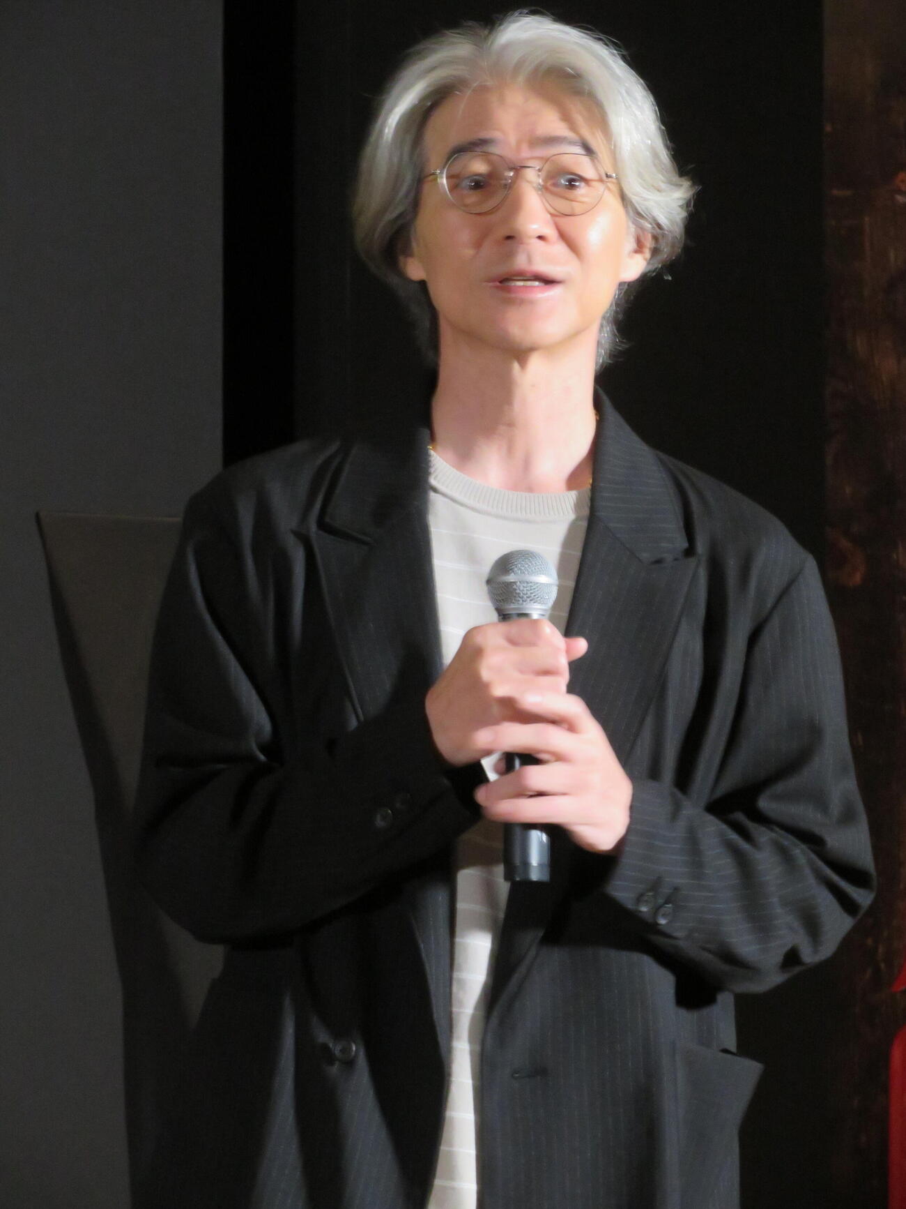 開創700年記念　特別展「大徳寺　本朝無双之禅苑」取材会に出席した吉岡秀隆（撮影・村上幸将）
