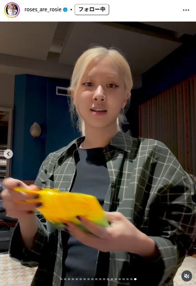 BLACKPINK・ROSEのインスタグラムから