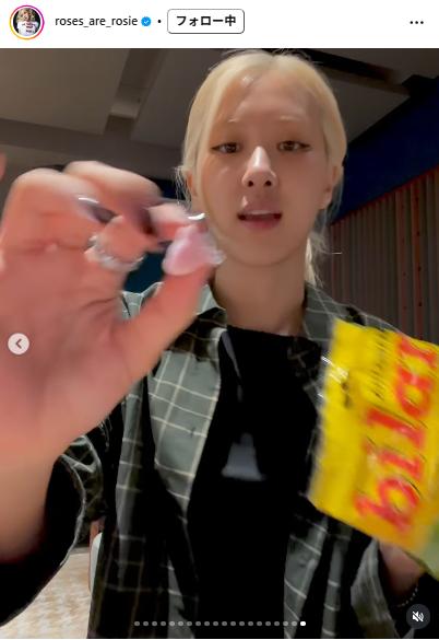BLACKPINK・ROSEのインスタグラムから