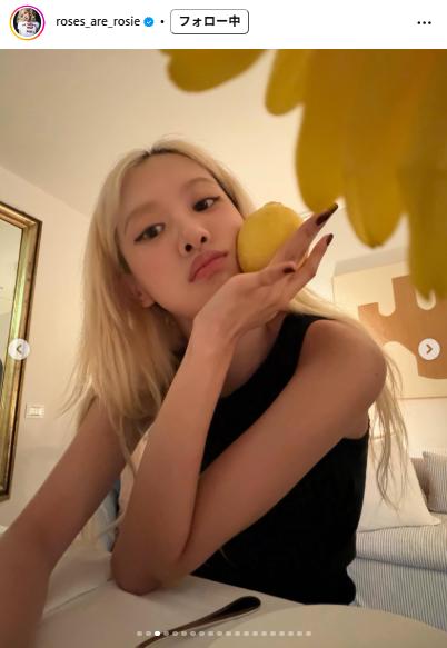 BLACKPINK・ROSEのインスタグラムから
