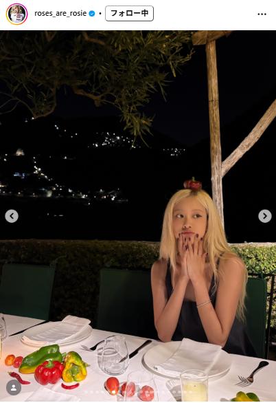 BLACKPINK・ROSEのインスタグラムから