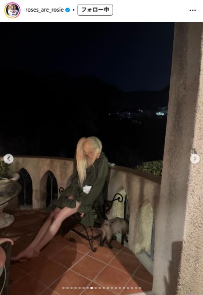 BLACKPINK・ROSEのインスタグラムから