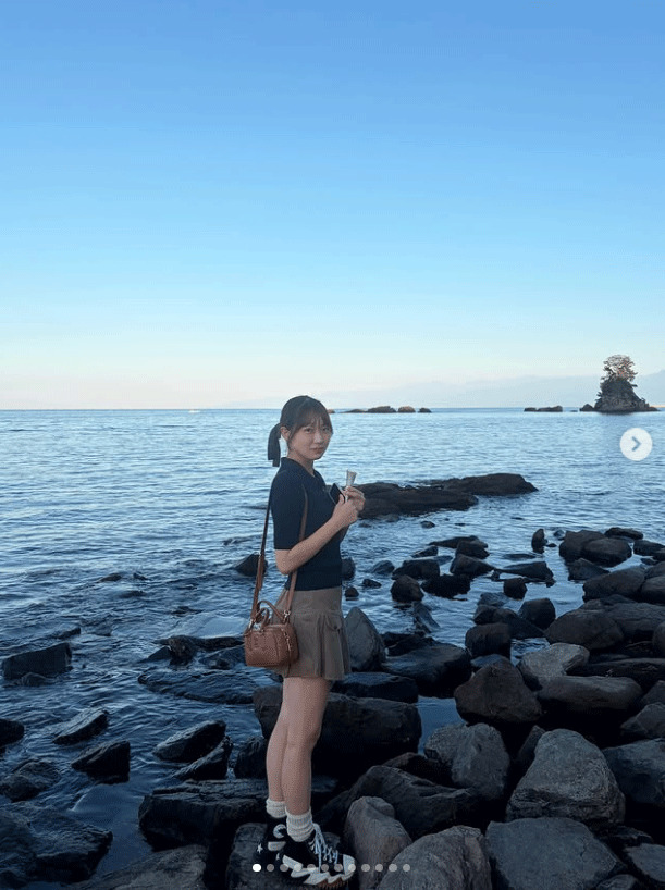 堀元優花アナのインスタグラムから