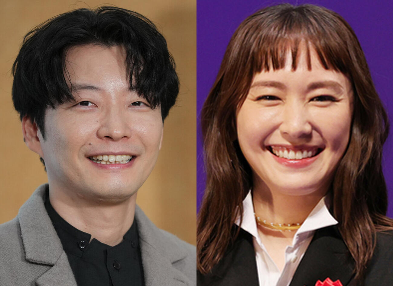 星野源（左）新垣結衣