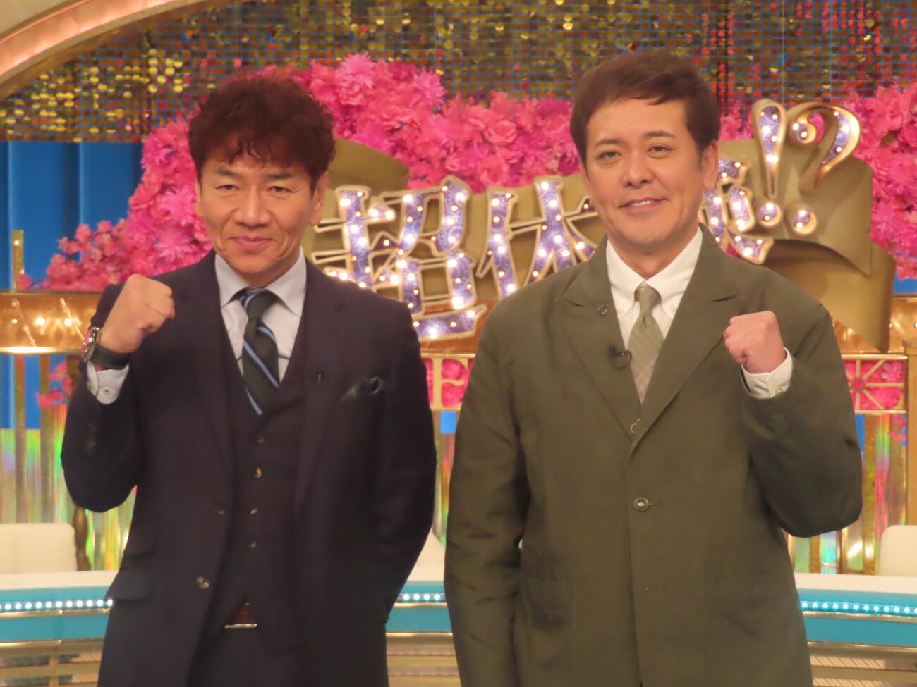 フジテレビのトークバラエティー「くりぃむトーク！超体験!?グランプリ」のMCを務めるくりぃむしちゅーの上田晋也（左）と有田哲平