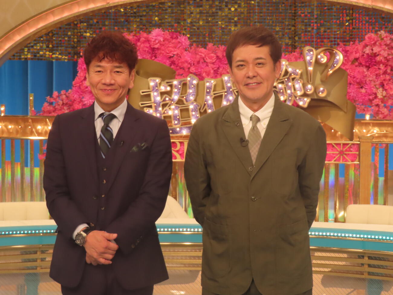 フジテレビのトークバラエティー「くりぃむトーク！超体験!?グランプリ」のMCを務めるくりぃむしちゅーの上田晋也（左）と有田哲平