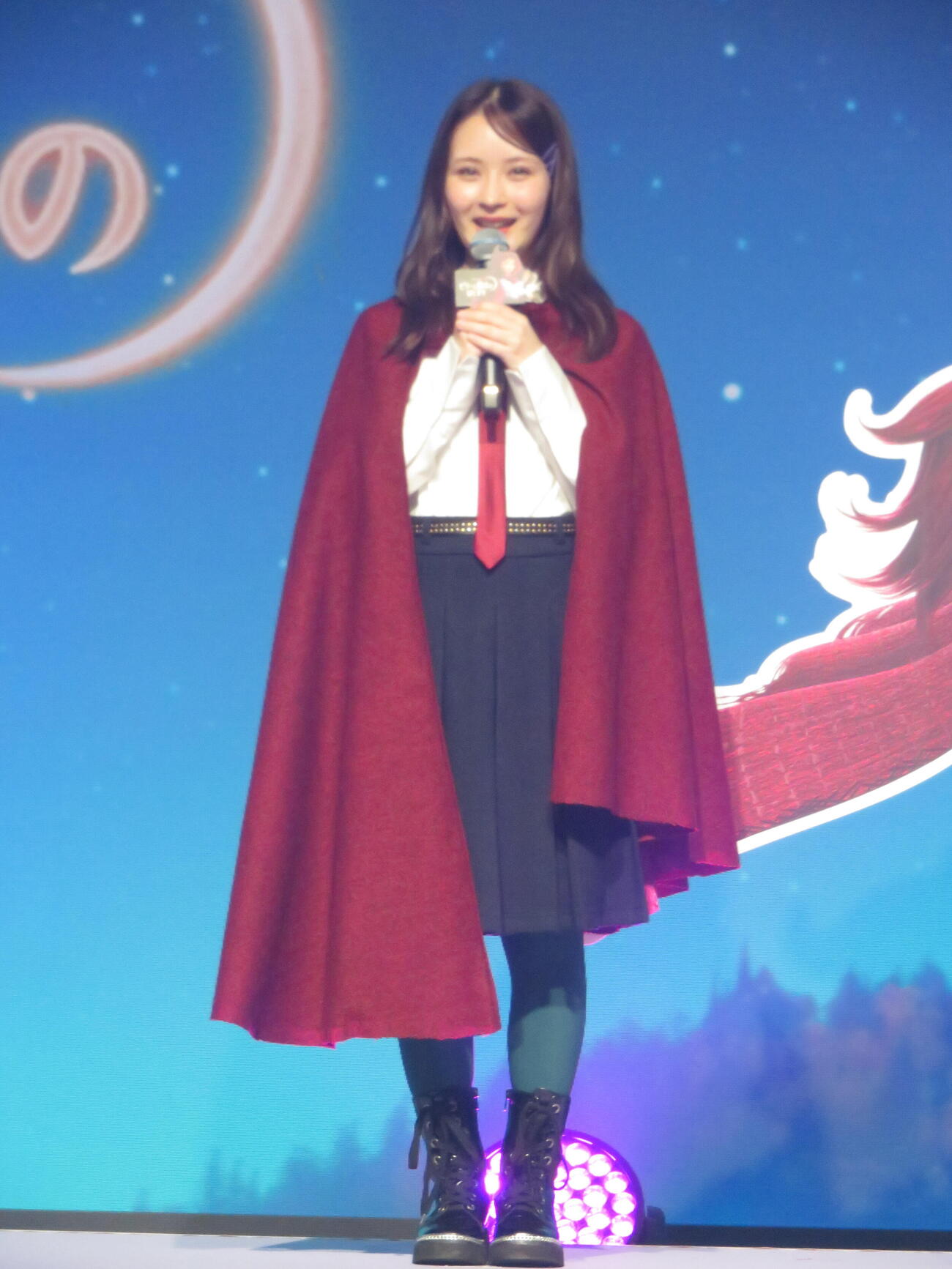 「ビリーと魔法のはじまり」新ディズニーヒロイン　日本版声優発表イベントに登壇した畑芽育（撮影・村上幸将）
