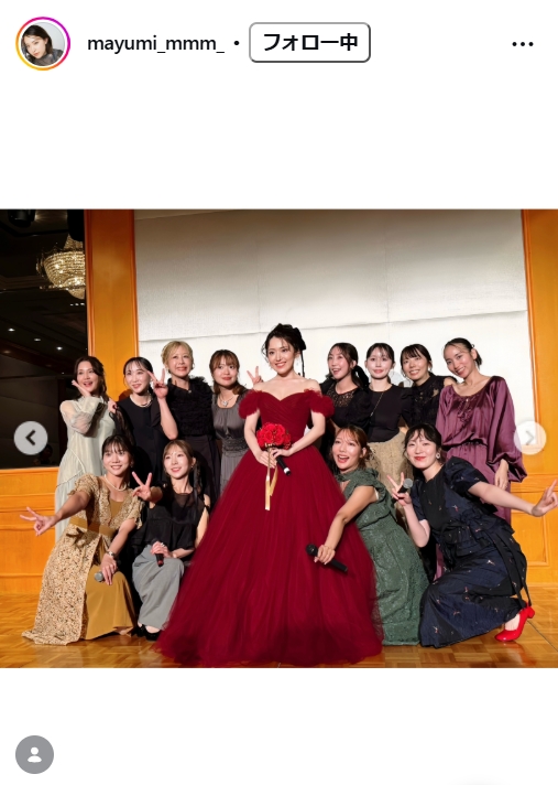 内田眞由美のインスタグラムから