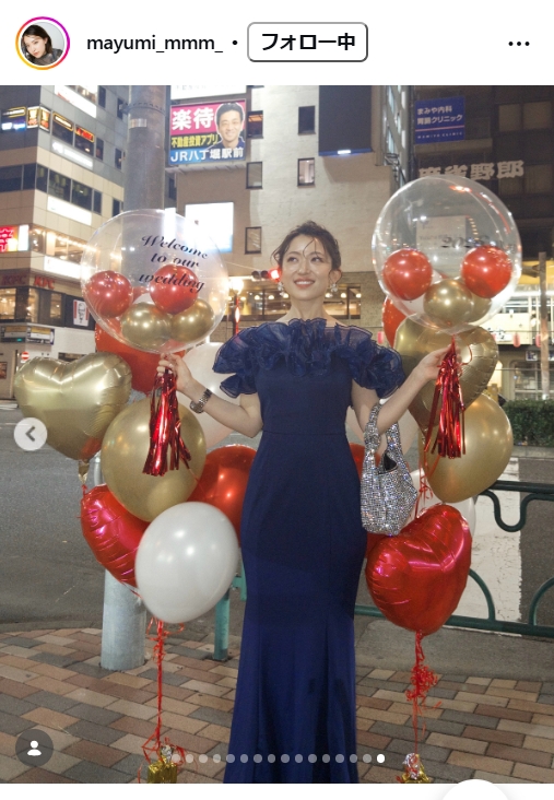 内田眞由美のインスタグラムから
