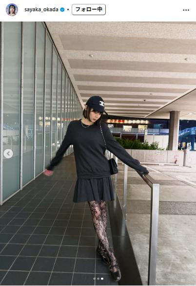 岡田紗佳のインスタグラムから
