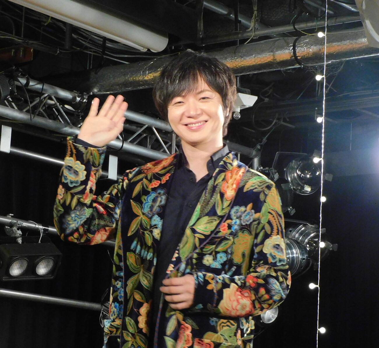 「Night in Bloom Hiroshi Takeshima 25th」イベントを行った竹島宏（撮影・寺本吏輝）
