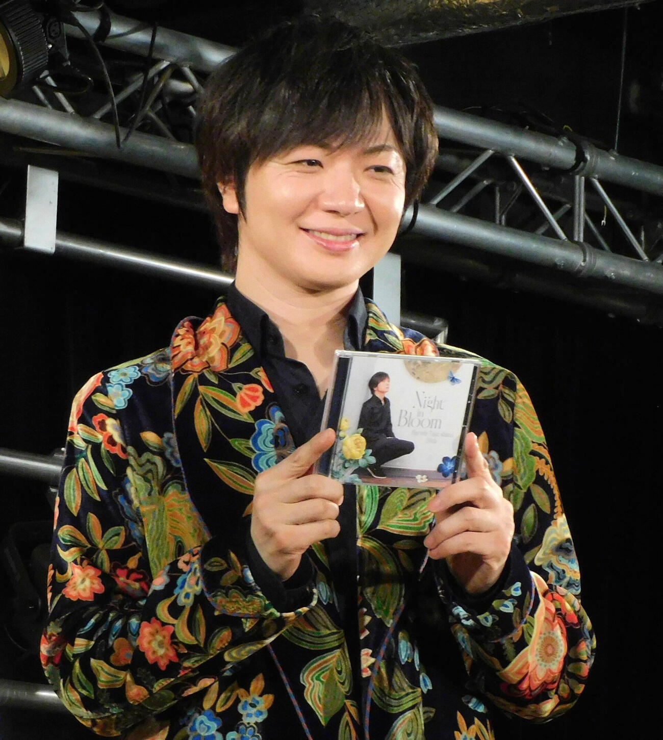「Night in Bloom Hiroshi Takeshima 25th」イベントを行った竹島宏（撮影・寺本吏輝）