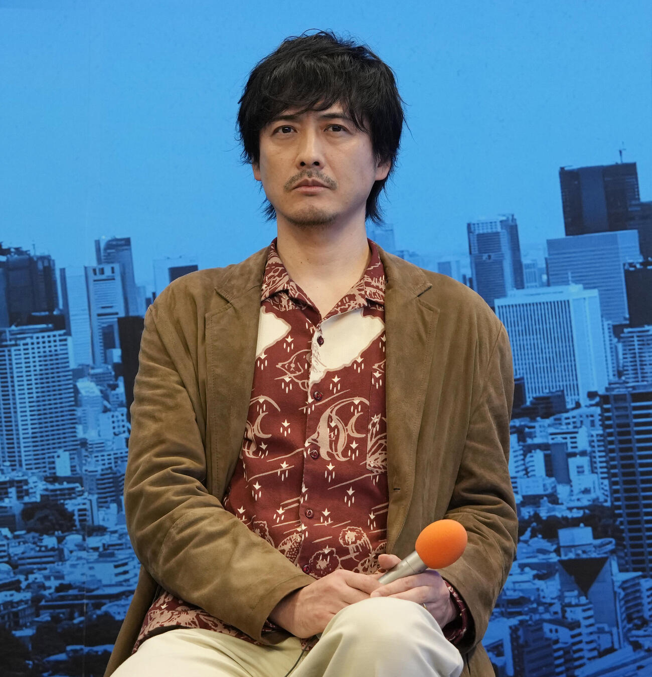 ドラマ「ボーダーズ警視庁特殊事件対策班」記者会見に登壇する中村俊介（撮影・小島史椰）