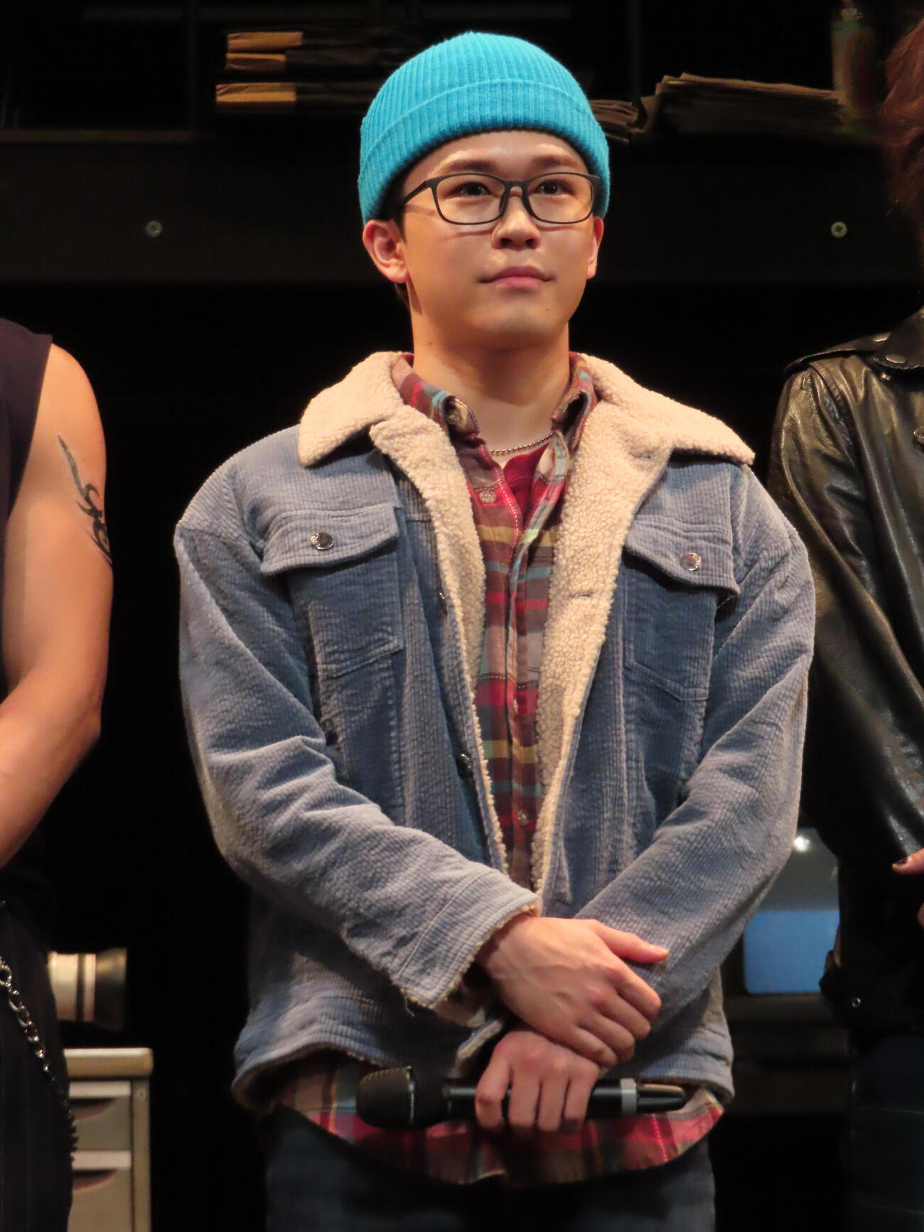ミュージカル「RENT」囲み取材に臨んだ鈴木福（撮影・鎌田良美）