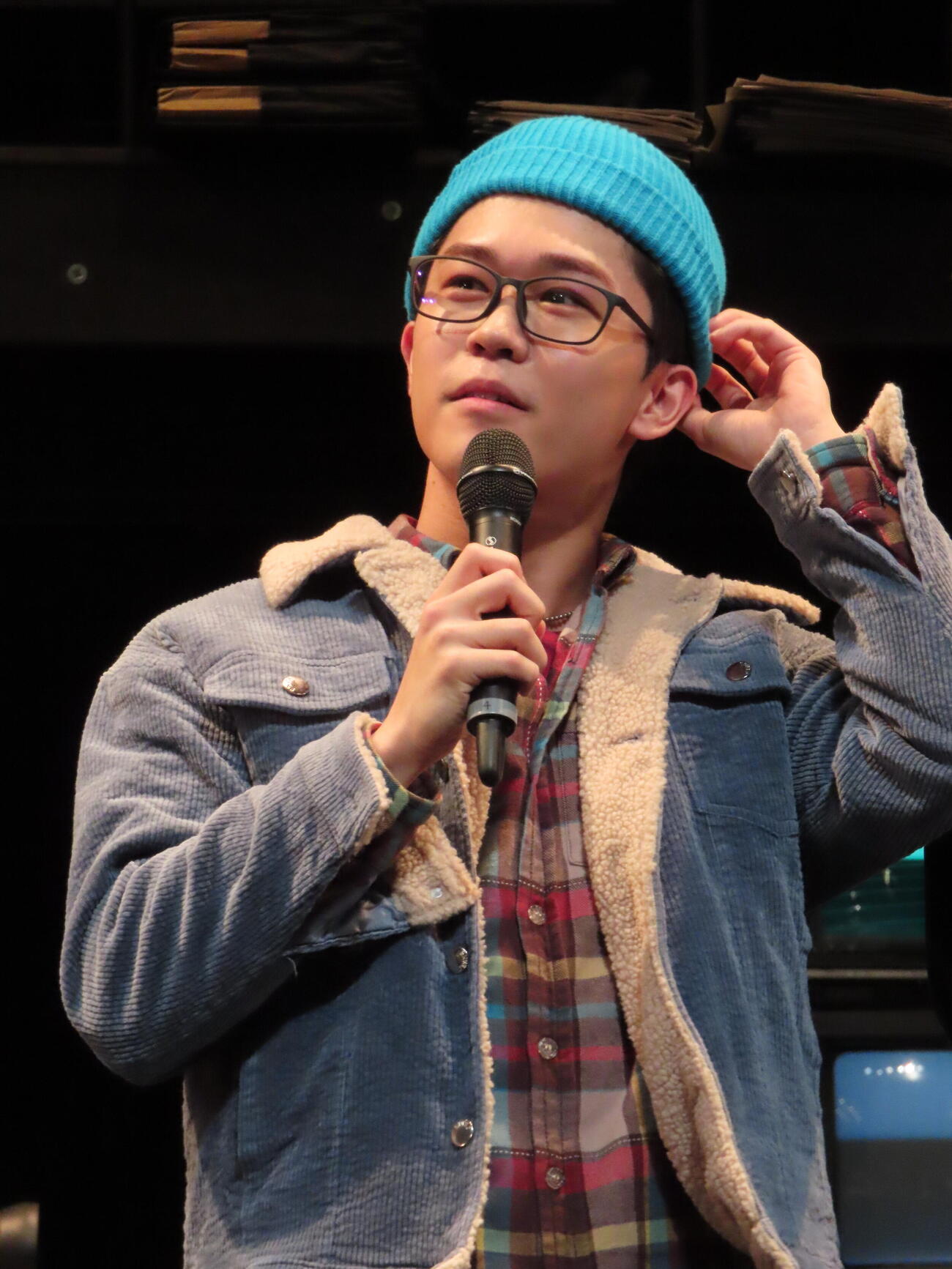ミュージカル「RENT」囲み取材に臨んだ鈴木福（撮影・鎌田良美）