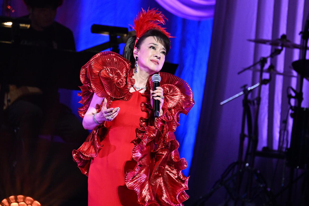 60周年記念コンサートを開催したジュディ・オング