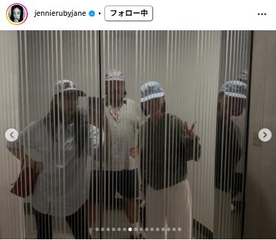 BLACKPINK・JENNIEのインスタグラムから