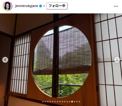 BLACKPINK・JENNIEのインスタグラムから