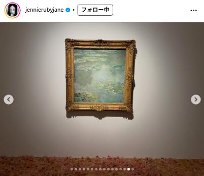 BLACKPINK・JENNIEのインスタグラムから