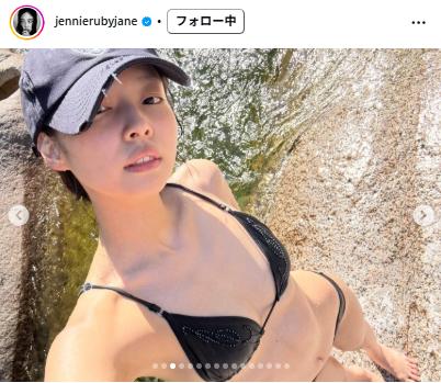 BLACKPINK・JENNIEのインスタグラムから
