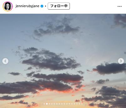 BLACKPINK・JENNIEのインスタグラムから