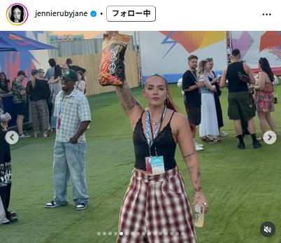 BLACKPINK・JENNIEのインスタグラムから