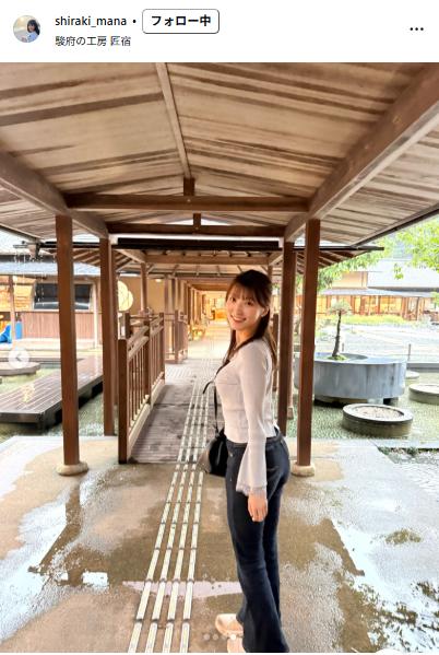 静岡朝日テレビの白木愛奈アナのインスタグラムから