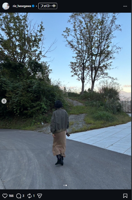長谷川理恵のインスタグラムから