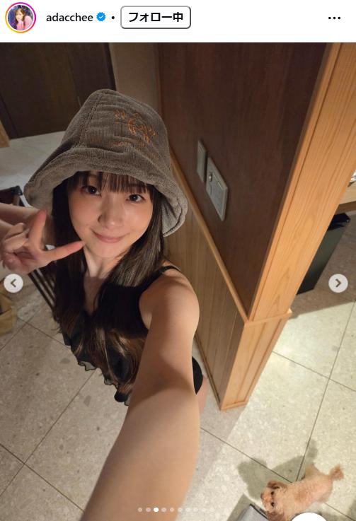足立梨花のインスタグラムから