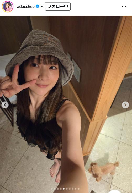 足立梨花のインスタグラムから