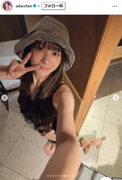 足立梨花のインスタグラムから