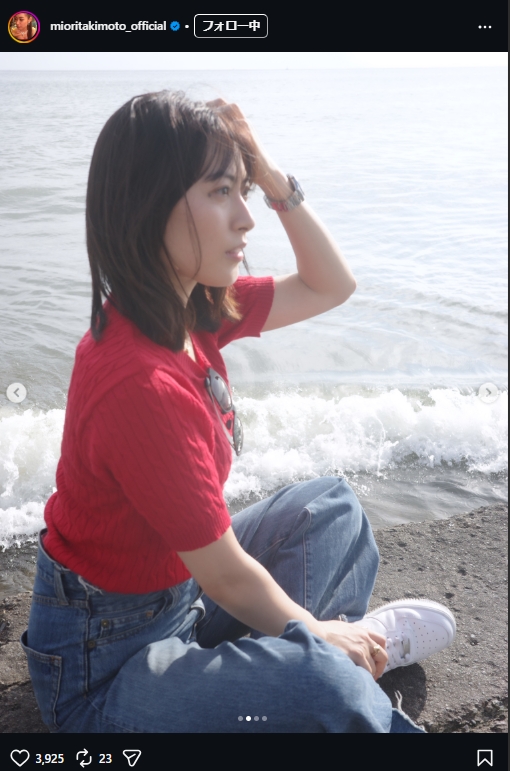 瀧本美織のインスタグラムから